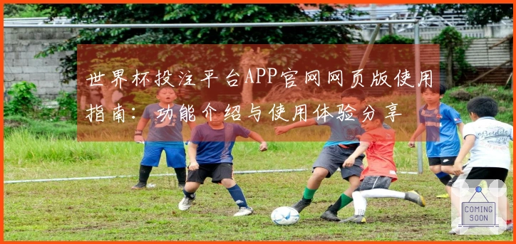 世界杯投注平台APP官网网页版使用指南：功能介绍与使用体验分享